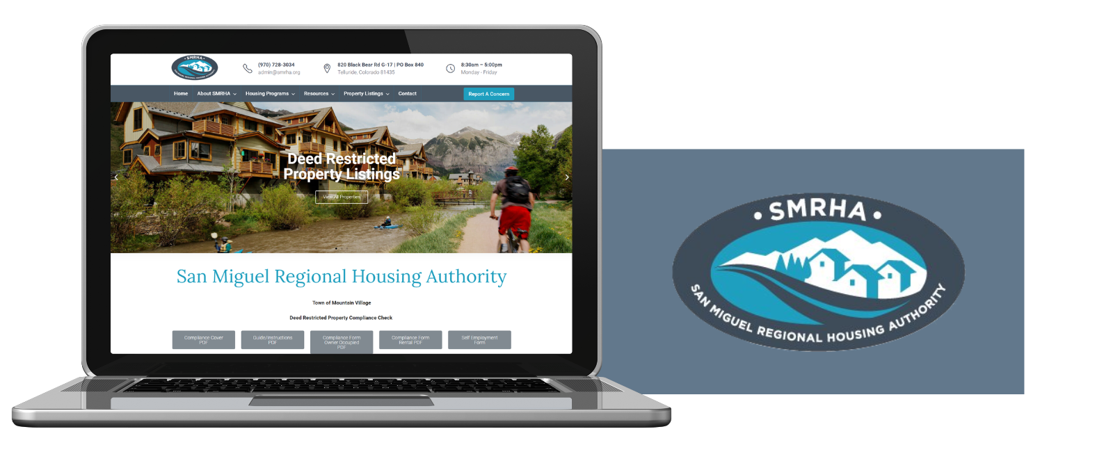 Website Client San Miguel Regional Housing Authority
